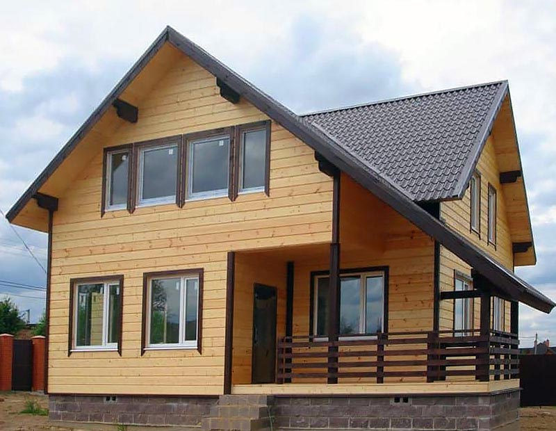 Строительство деревянных домов для дачи в СПб и Ленинградской области.